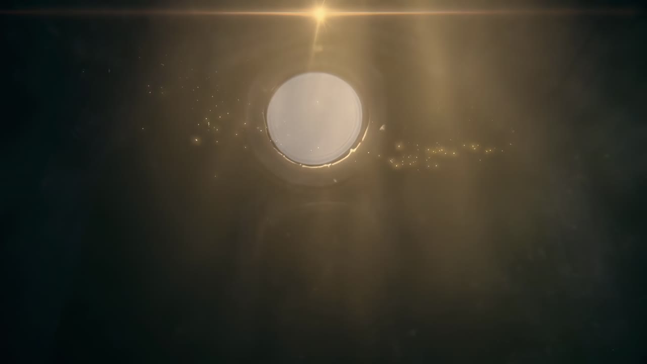 Libro aperto mistico illuminato da luce dorata e particelle ascendenti.