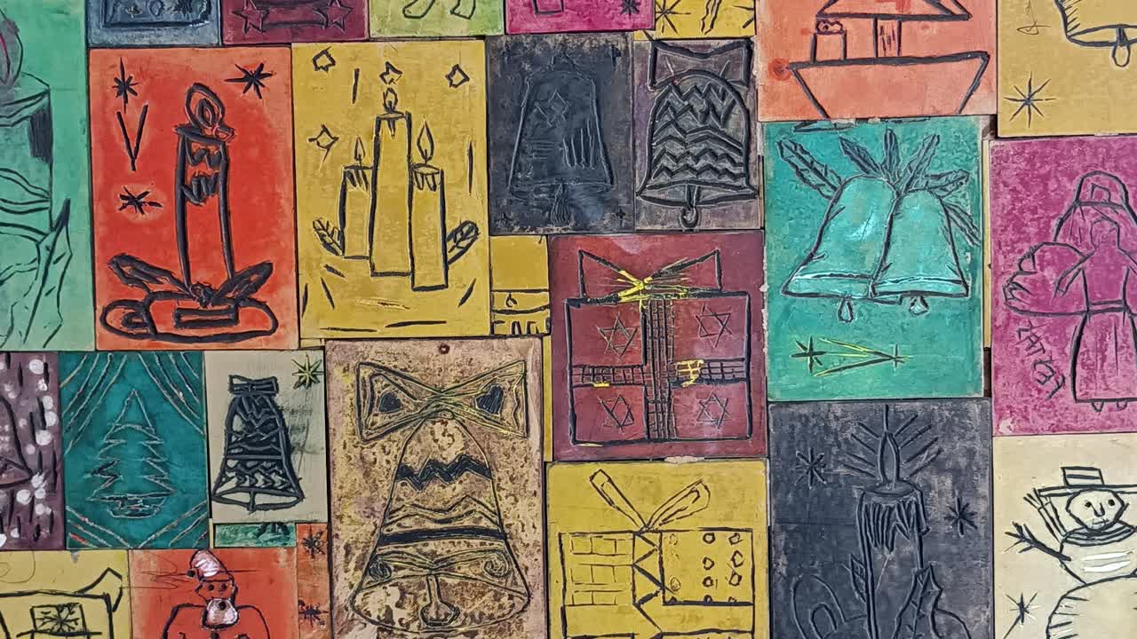 창의적인 배경 개념 - 축제 크리스마스 및 연휴 시즌