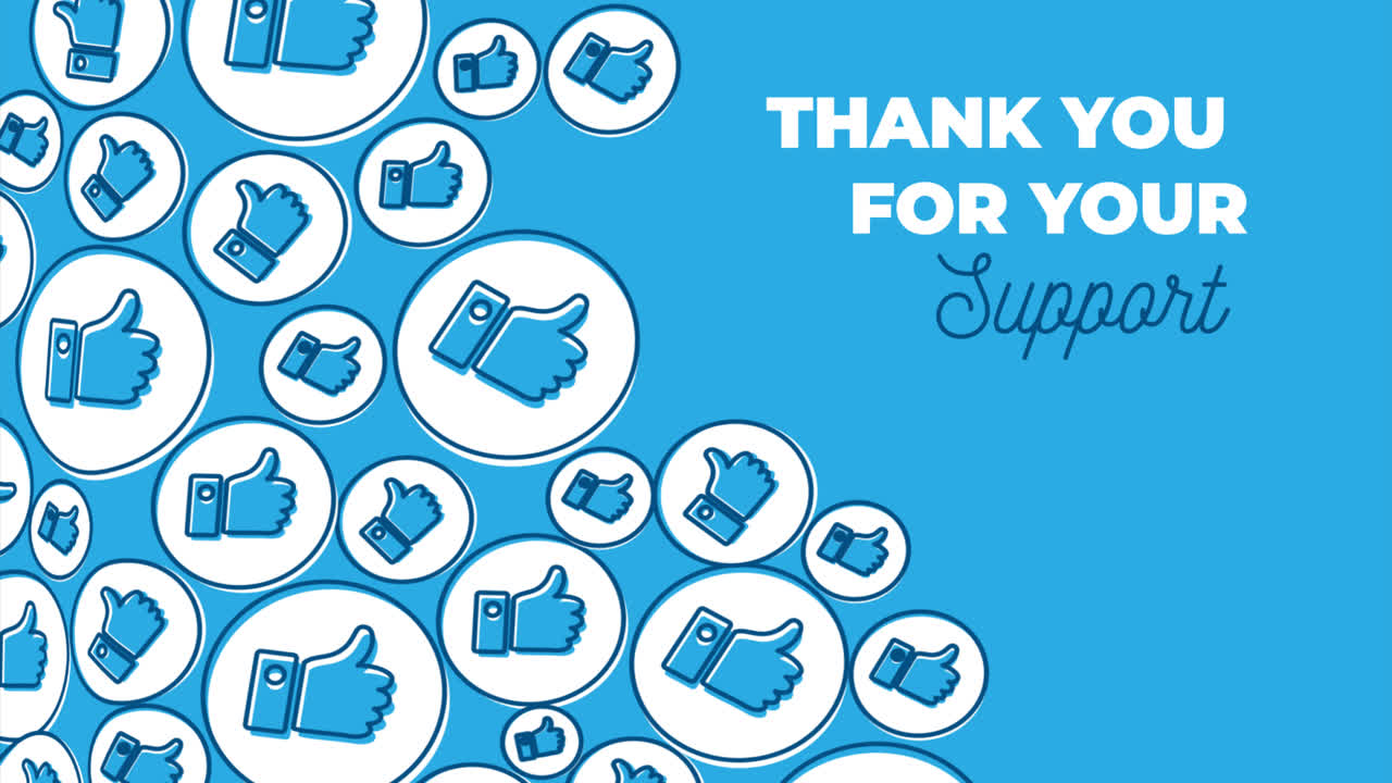 페이스북의 모션 그래픽은 배경을 좋아합니다.