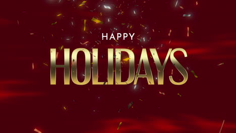 Happy-Holidays-with-flying-confetti-on-red-gradient