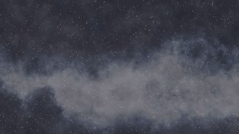 4k night sky and clouds