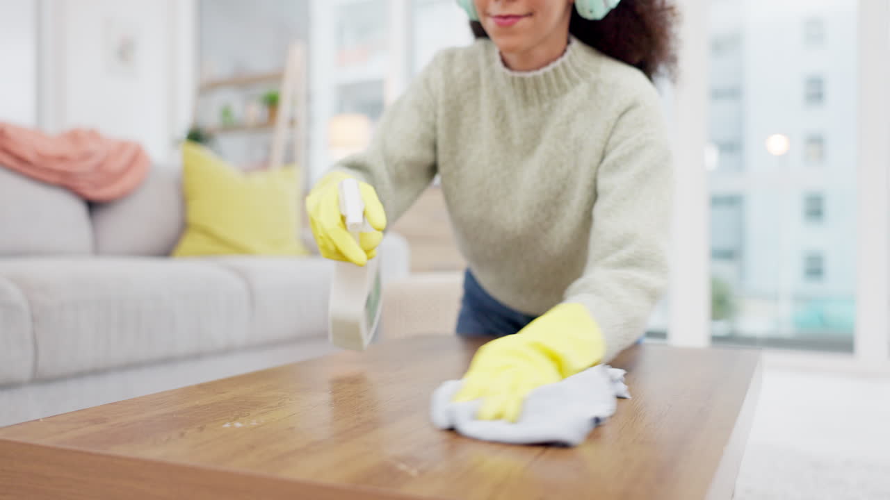 헤드폰, 음악과 여자 봄 청소