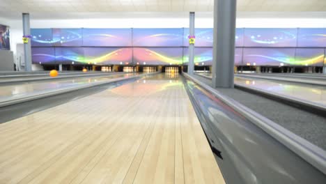 child bowling