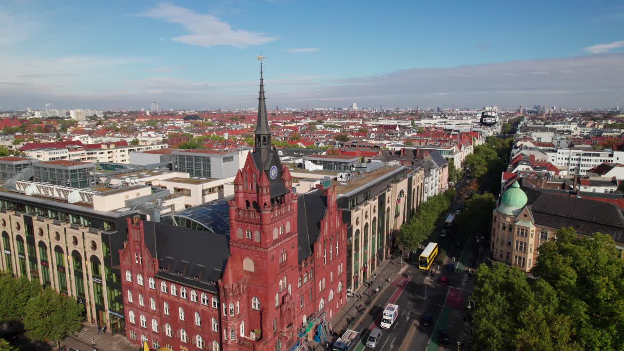 Aerial View of a City in Germany