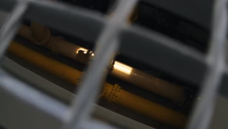Large Pipes Through Metal Grid