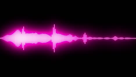 shiny pink neon graphic disco volume and rhythm equalizer - looped