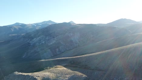 beautiful aerial 4k drone shot hills in utah colorado orbit shot