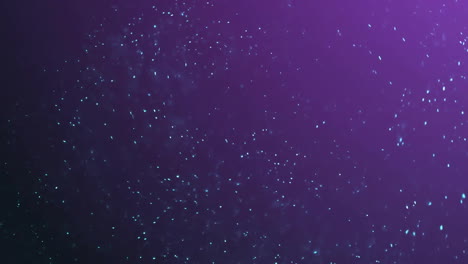 animación de puntos de luz sobre un fondo púrpura