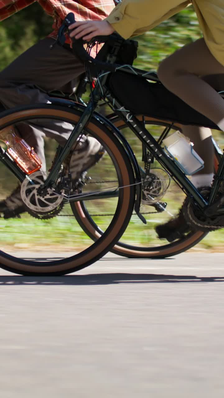 Group of Cyclists on Bikes