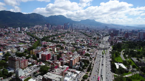 Vista-Aérea-De-Bogotá,-Colombia