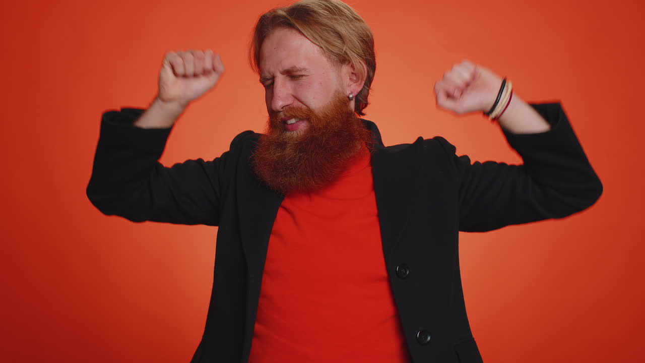 Tired man yawning sleepy inattentive, feel somnolent lazy bored gaping suffering from lack of sleep