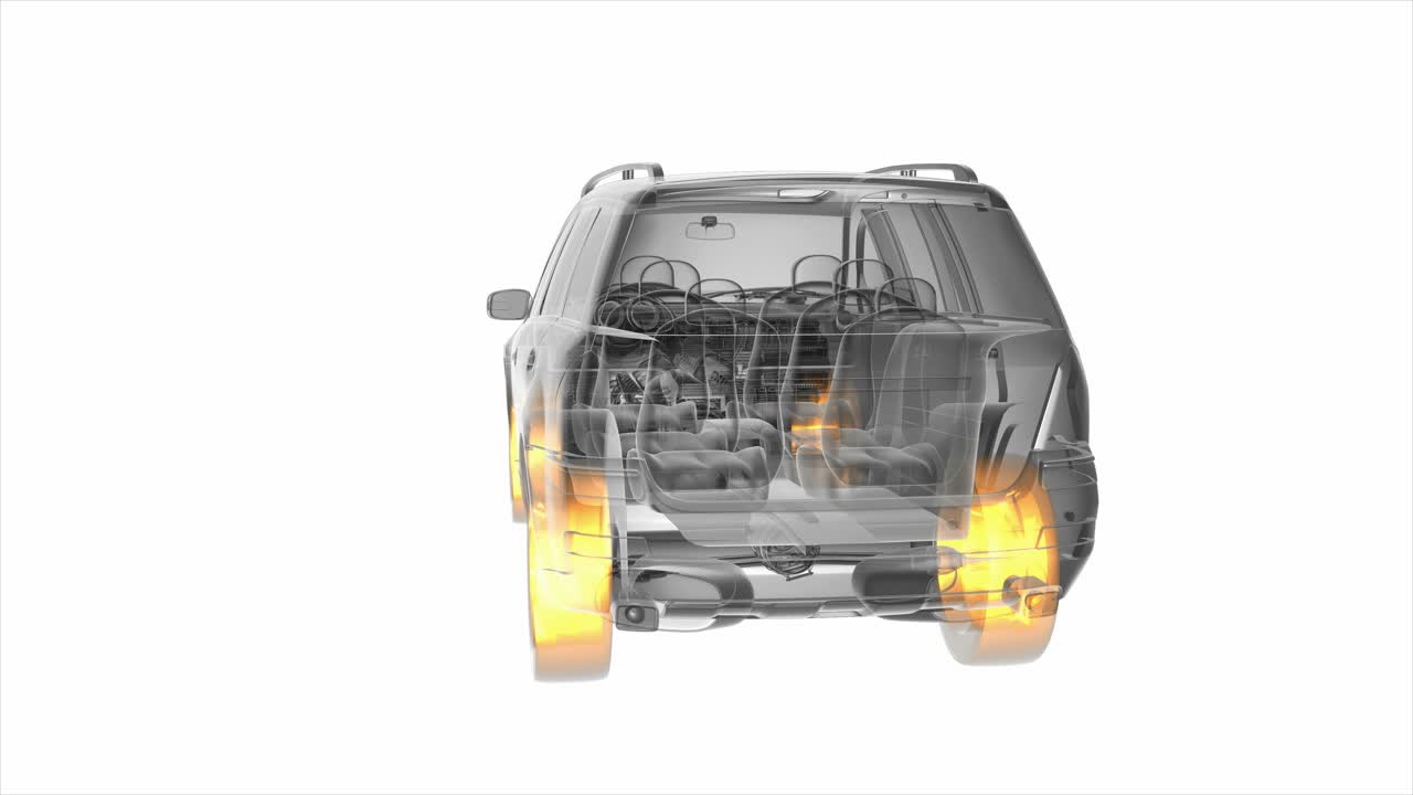 el auto gira el bucle.