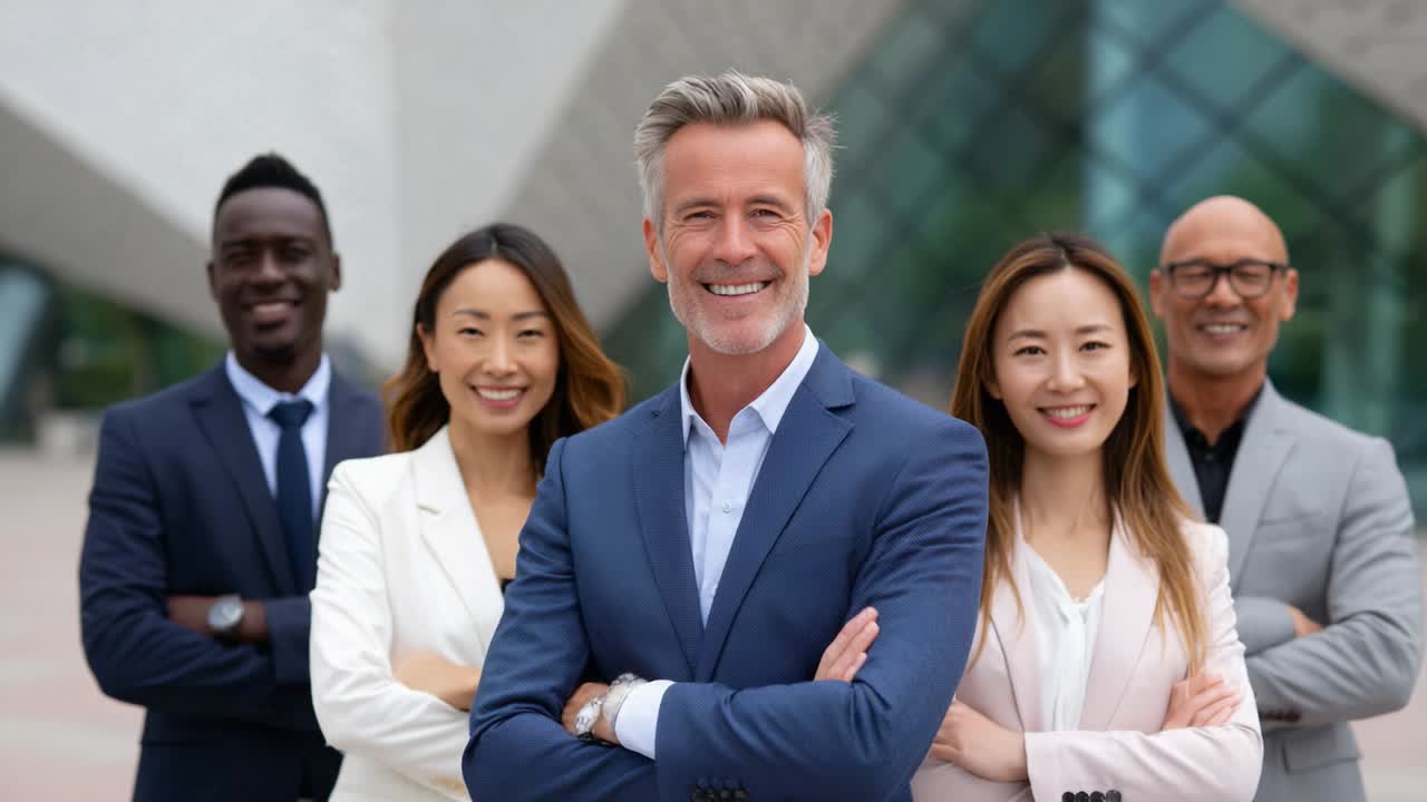 Diverse and Confident Business Team