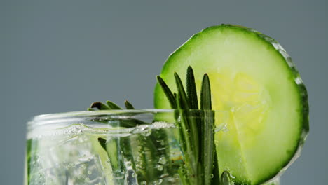 cucumber rosemary gin and tonic
