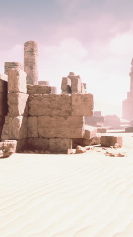 antiguas ruinas del desierto