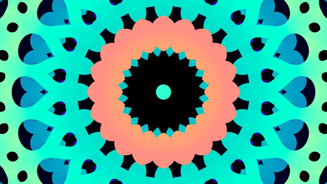 Multicolor Kaleidoscope Patterns