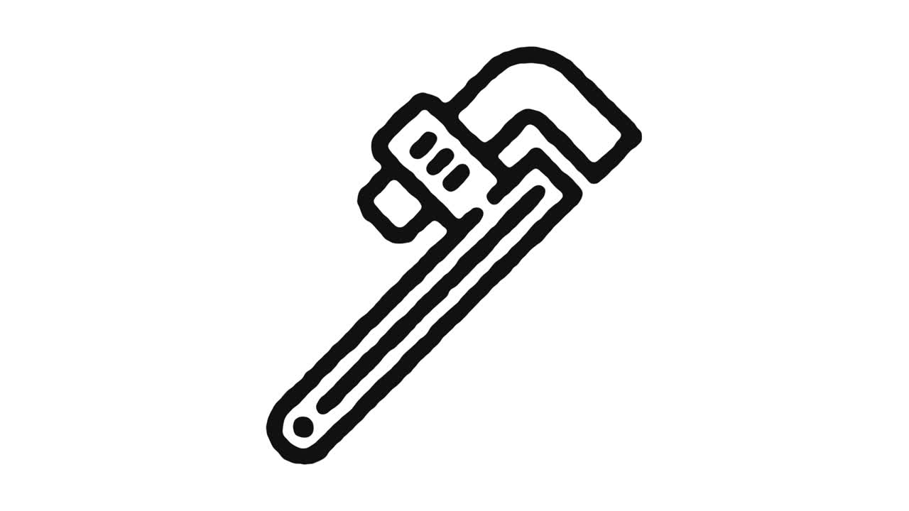 배관공 아이콘 애니메이션 영상 및 알파 채널