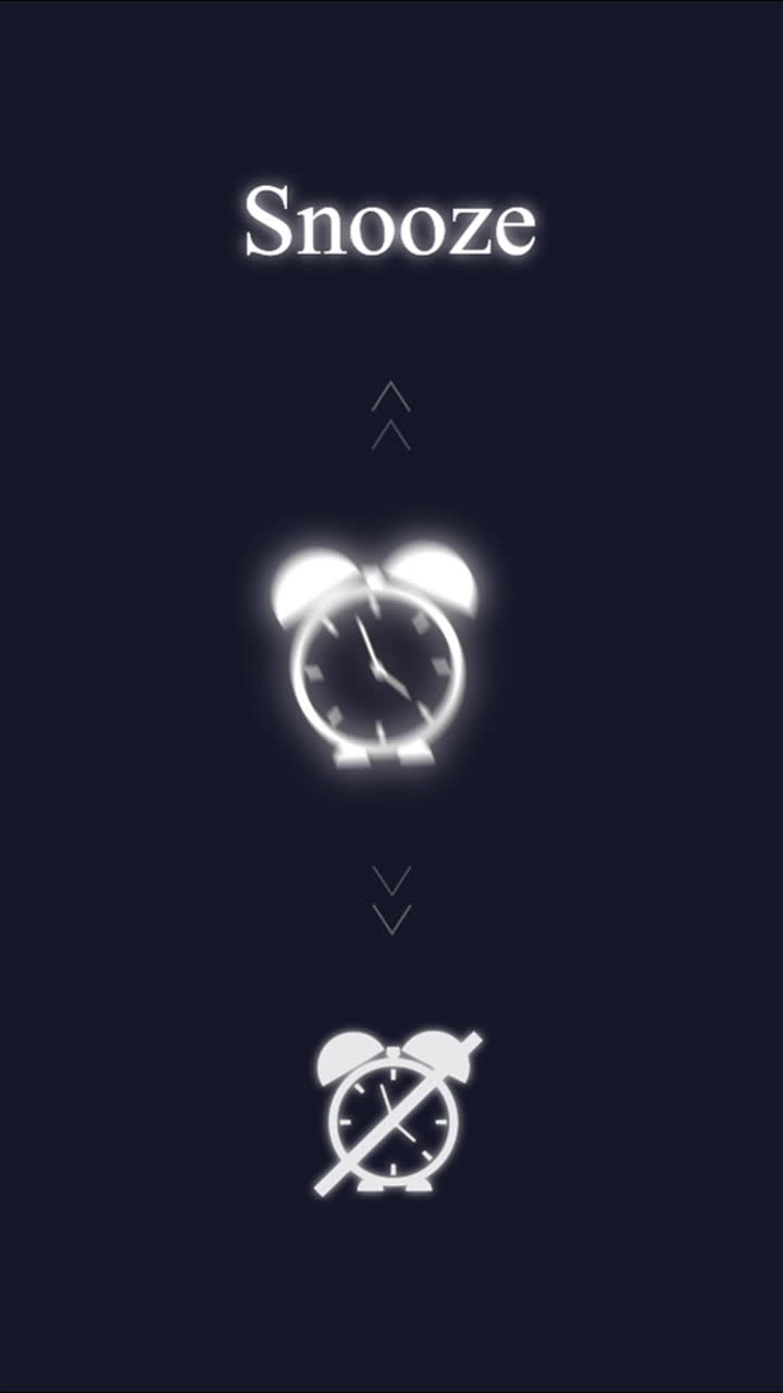 Cartoon, ui and emoji clock for sleep