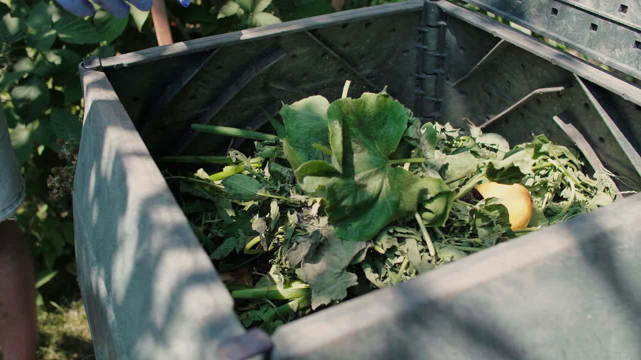 유기 폐기물의 바이오 컨테이너