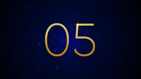 2022 new year golden countdown 4k animation on green screen 4k 3d background new year countdown