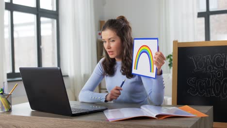 school,-online-education-and-e-learning-concept--teenage-student-girl-with-laptop-computer-having-chemistry-class-and-writing-to-notebook-lying-on-bed-at-home