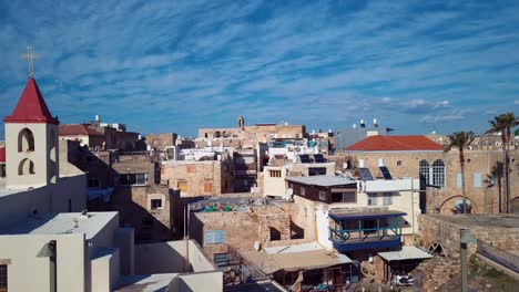 city akko, israel, aerial view