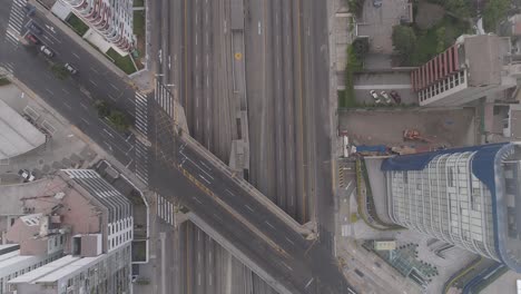 aerial video of highway lima