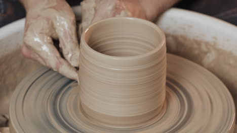 pottery wheel throwing