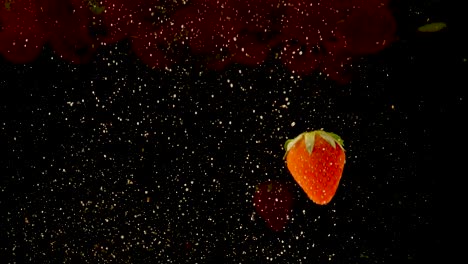 berries fall into the water