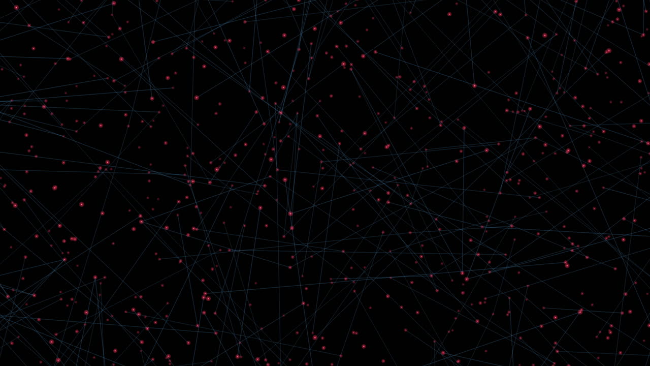 Intricate black and red network a complex design of lines and dots