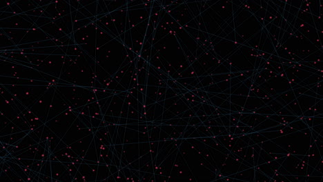 Intricate black and red network a complex design of lines and dots