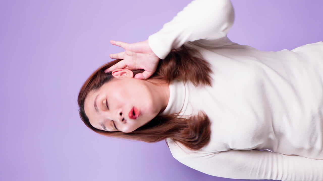 나는 당신을들을 수 없습니다의 수직