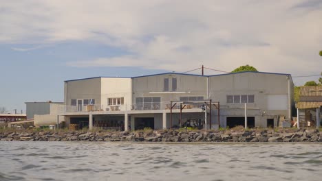 the farmhouse serves as a hub for oyster production and sales, where the carefully cultivated oysters are harvested and prepared for distribution