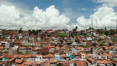 Aerial-shot-of-Houses-on-Brazil