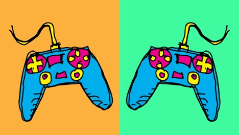 niños dibujando arte pop fondo sin costuras con el tema del juego