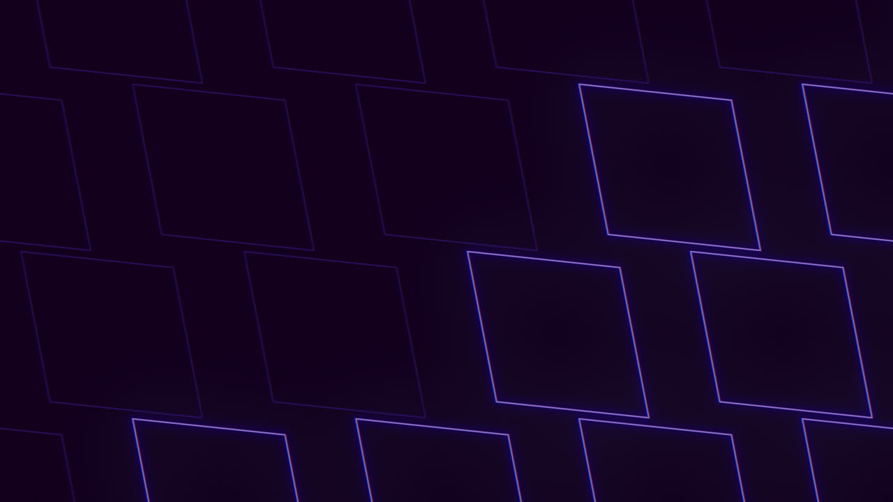 Blue and purple stacked rectangles futuristic pattern