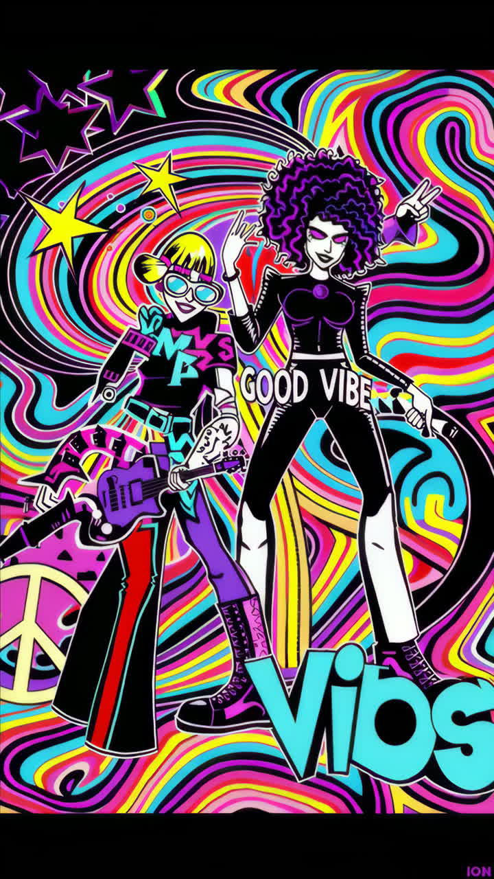 Pop art psichedelica con buone vibrazioni e personaggi musicali