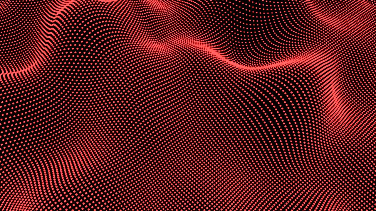 ciclo di pixel ondulati (rosa)