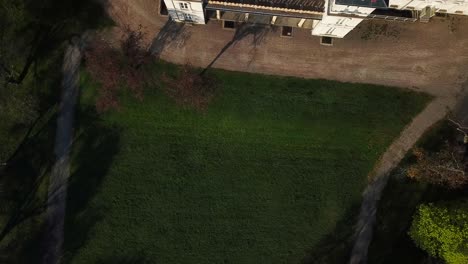 Drone-spin-shot-of-Big-Mansion-in-Toronto