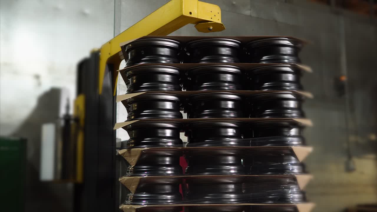 Automated Wheel Stacking in a Manufacturing Facility