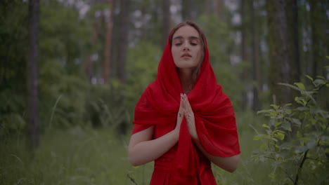 Innocent-Woman-Praying-Contemplating