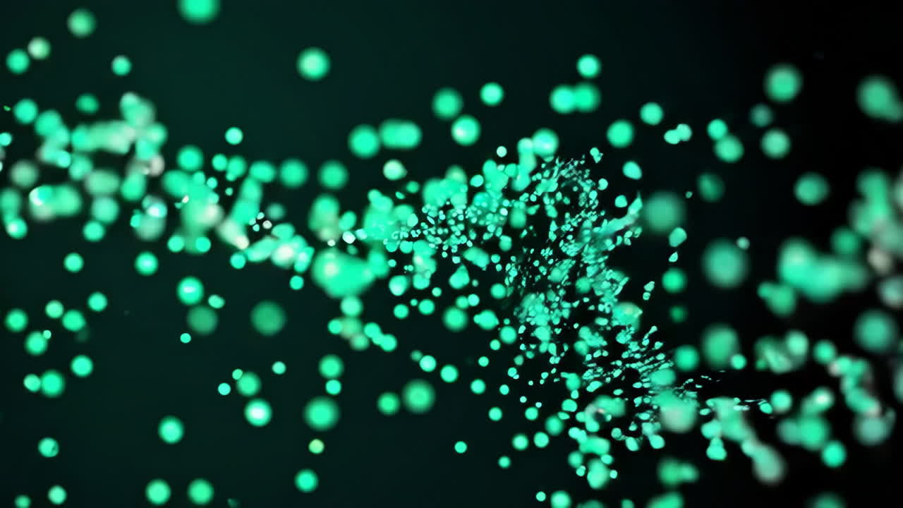 추상적인 푸른색 입자