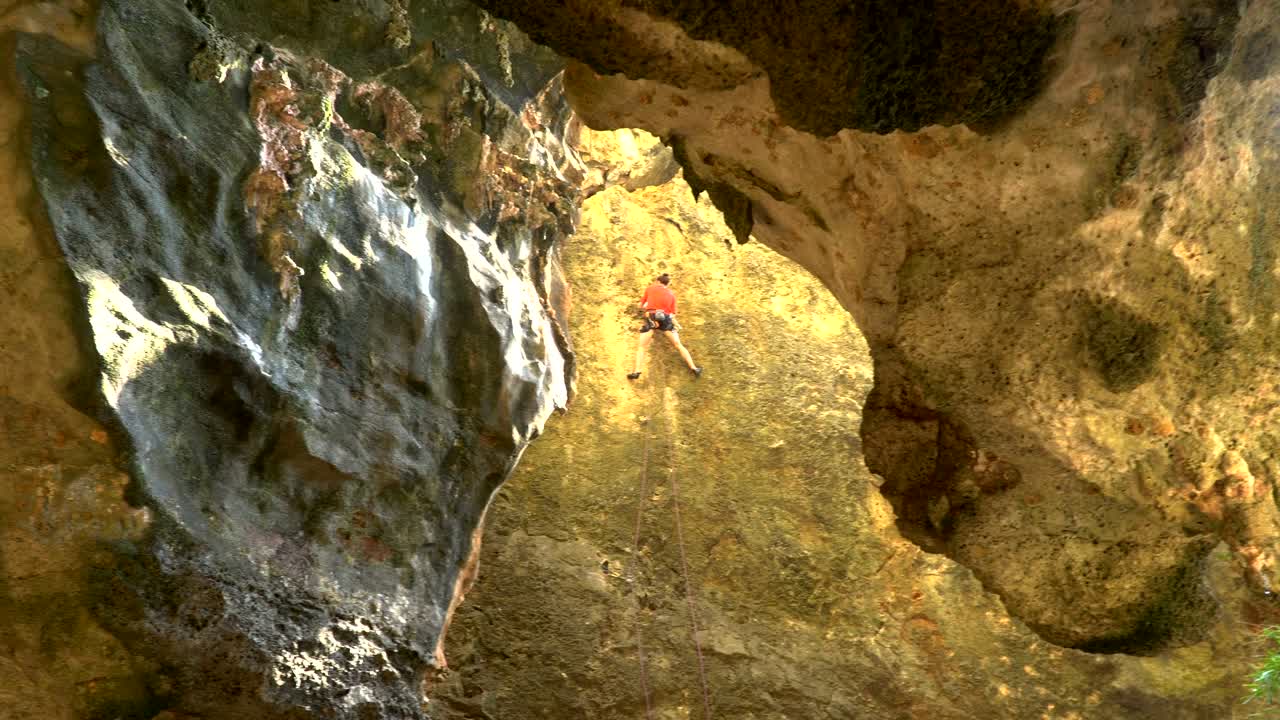 Famous Phranang cave at Raylay Railay Beach Krabi Thailand