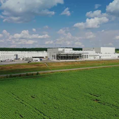 modern industrial area