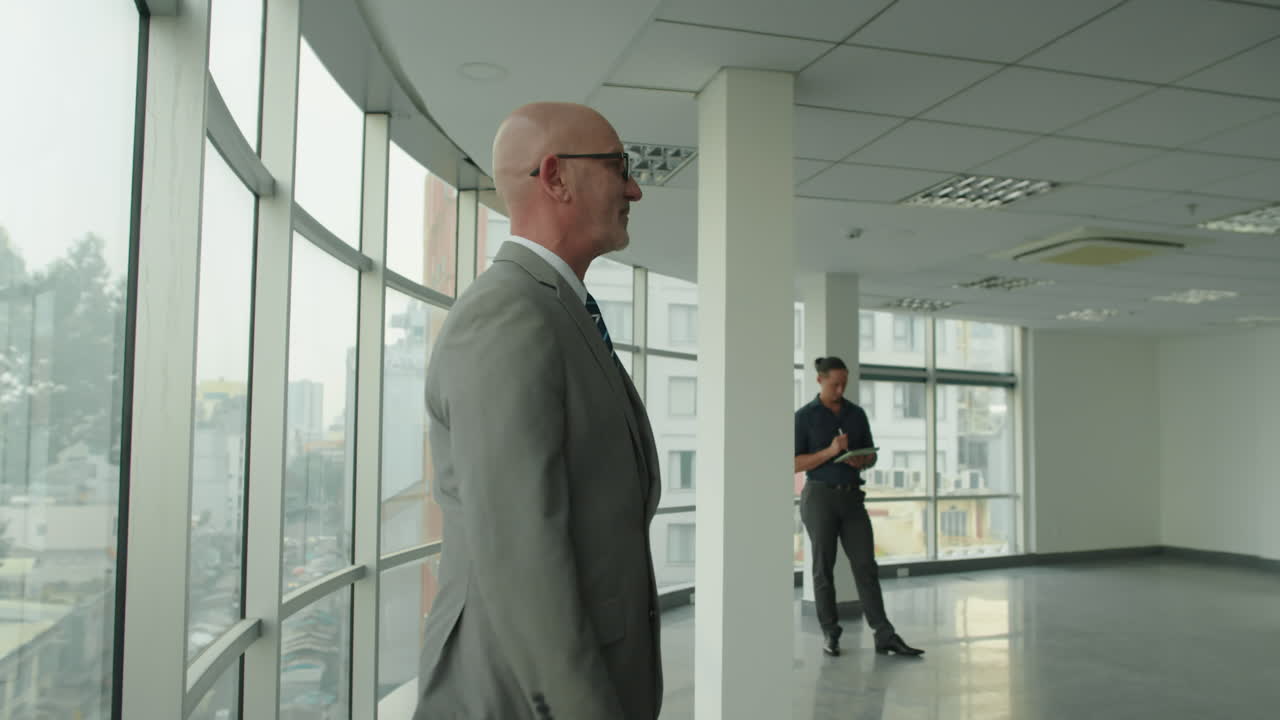 HR Greeting Female Employee at Hall of Modern Coworking Space