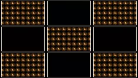patrón de luz con led