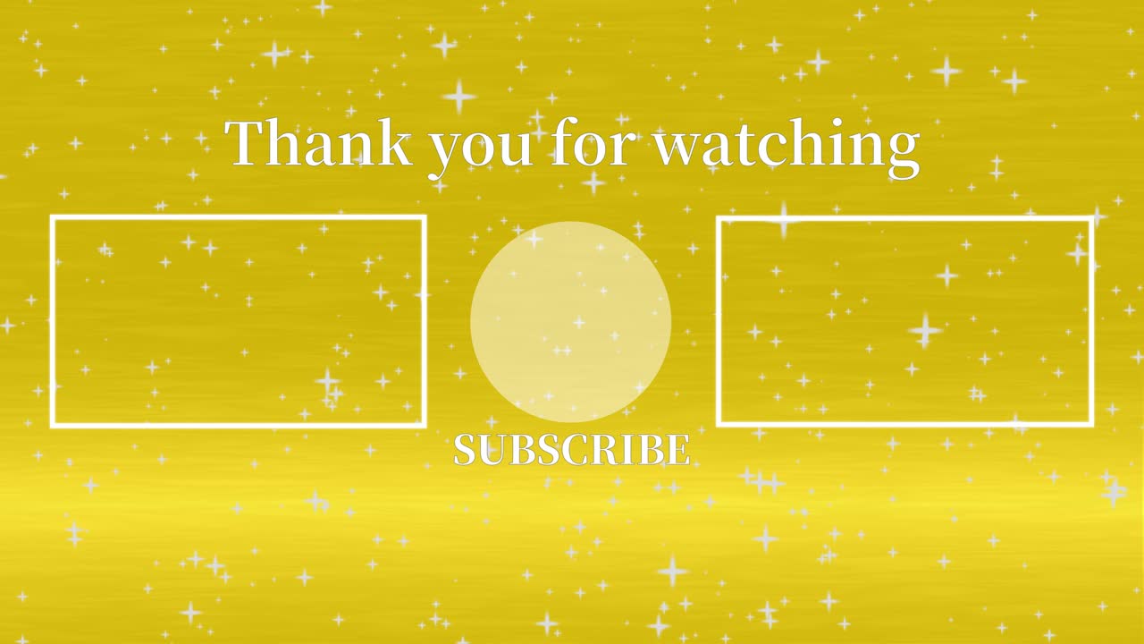 럭셔리 엔드 카드 엔딩 스크린 모션 그래픽