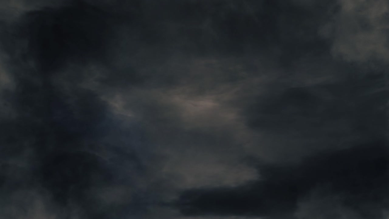 nubes de la tarde de la tormenta 4k y cielo magnífico