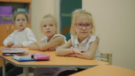 preschool preparation lesson at learning center