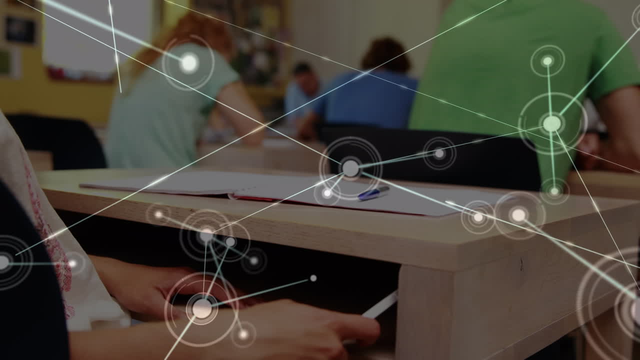 학생들의 학습에 대한 연결 네트워크의 활성화